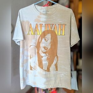Aaliyah Graphic Tie-dye shirt